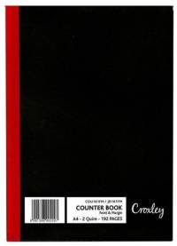 BOOK COUNTER CROXLEY A4 2 QUIRE 192 PG F/M
