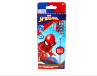 Spiderman 12 Colour Pencils Triangular Multi