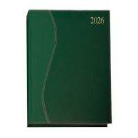 DIARY 2026 A4 PAD S-STITCH REGENCY DIARY GREEN
