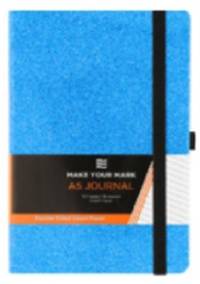 JOURNAL A5 NEON GLITTER BLUE