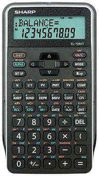CALCULATOR SHARP EL-738XTB ADAVANCED FINANCE