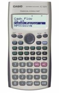 CALCULATOR CASIO FC100 FINANCIAL/STATS 4 LINE DISPLAY