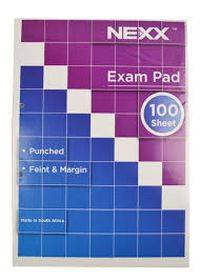 EXAM PAD PUNCHED 100PG