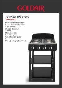 STOVE GAS PORTABLE