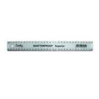 RULER CROXLEY SHATTERPROOF 30CM CLEAR