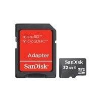 SD CARD + ADAPTER SANDISK 32GB