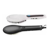HAIR STRAIGHTENER BRUSH SUNBEAM WHITE UP TO 230 DEGREES