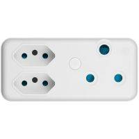 ADAPTOR SWITCHED 3 PIN 1X16A , 2X5A EURO