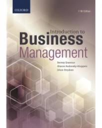 INTRODUCTION TO BUSINESS MANAGEMENT